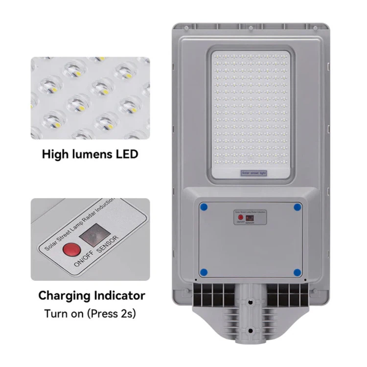 300 W all in one solar street light detail 300 W all in one solar street light detail