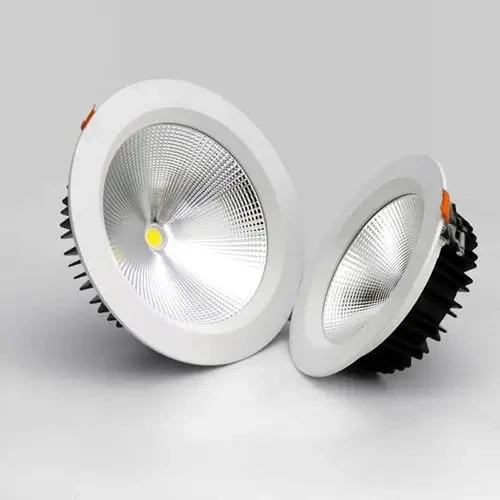 Silver Body Round Dimmable LED Recessed Downlight 7W