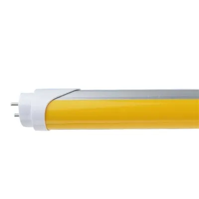 হলুদ কভার T8 LED টিউব 2000K 3000k ফিল্টার আউট 500nm তরঙ্গদৈর্ঘ্যের নীচে